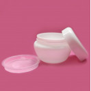 Cosmetic jar with protective disc 5 ml (white)