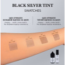 Encapsulated silver eyelash colouring system ELAN BLACK SILVER TINT, №1