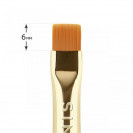 Пензлик для брів Sinart PROBRUSH пряма B101 (жовтий)