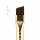 Пензлик для брів Sinart PROBRUSH скошена B102 (жовтий)