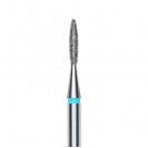 Diamentowy frez trzpieniowy STALEKS PRO flame blue średnica 1.6 mm, część robocza 8 mm