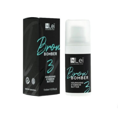Поживна олія для брів BROW BOMBER 3 InLei, 15 ml (баночка)