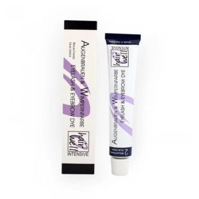 Farba do brwi i rzęs Hair Well, 20 ml (niebiesko-czarny)