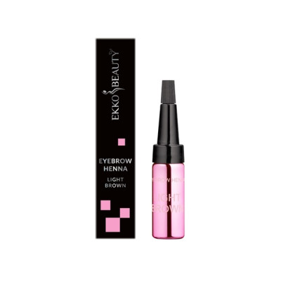 Хна для брів EKKOBEAUTY, light brown