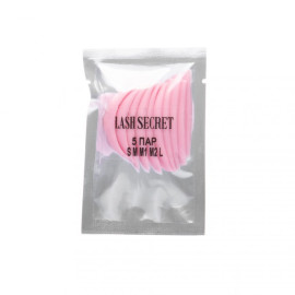 Валики для завивки Lash Secret рожеві, 5 пар (S, M, L, M1, M2)