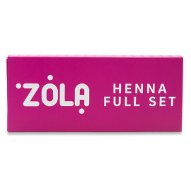 Набір хни Henna Full Set ZOLA, 10 шт по 2,5 г