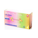 Рукавички нітрилові різнокольорові (4 кольори) Style Tutti Frutti, розмір S (96шт/уп)