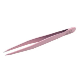 Пінцет для брів Lovely Brows by Nikk Mole (рожевий, точковий)
