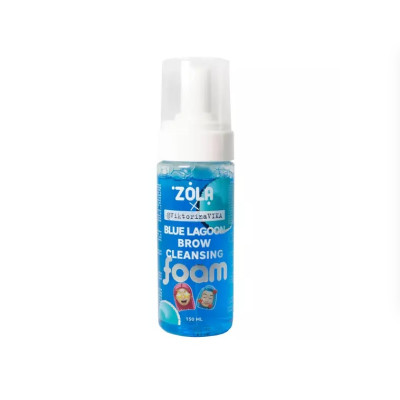 Піна для брів блакитна ZOLA Viktorina Vika BLUE LAGOON BROW CLEANSING, 150 мл