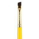 Пензлик для брів Sinart PROBRUSH скошена B102 (жовтий)