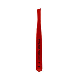 Пінцет для брів STALEKS PRO EXPERT 11 TYPE 3 Red TE-11/3