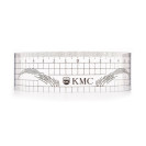 Лінійка багаторазова для ескізу брів KMC, чорна