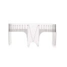 Reusable ruler for sketching T-shaped eyebrows