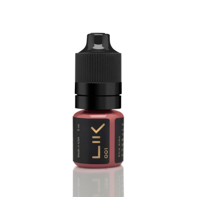 Пігмент Lik Lips 001 Silk Pink для перманентного макіяжу, 5 мл
