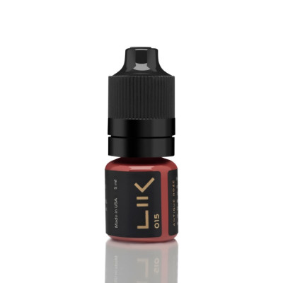 Пігмент Lik Lips 015 Antique Rose для перманентного макіяжу, 5 мл