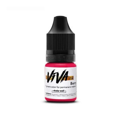 Пігмент для татуажу Viva Lips №6 Berry, 6 мл