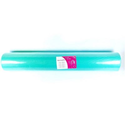 Sheets Pink Bilyavka 0.8x100 m from spunbond (1 roll), mint