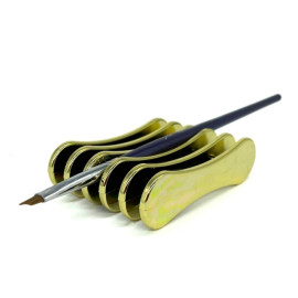 Підставка для 5 пензликів (золотиста)