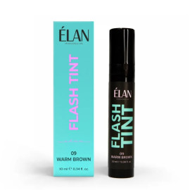 Оклюзивна система фарбування брів та вій ELAN FLASH TINT 09 warm brown