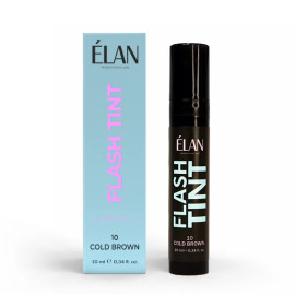 Оклюзивна система фарбування брів та вій ELAN FLASH TINT 10 cold brown