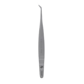 Professional tweezers for eyelashes L-shaped STALEKS PRO EXPERT 40 TYPE 1 TE-40/1