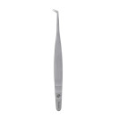 Professional tweezers for eyelashes L-shaped STALEKS PRO EXPERT 40 TYPE 2 TE-40/2