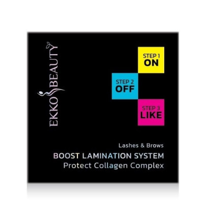 Набір для ламінування вій та брів Boost Lamination System Ekko Beauty