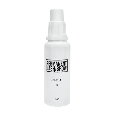 Окислювач для фарби Permanent lash and brow 3%, 15 мл