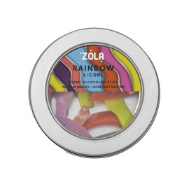 Валики для ламінування Zola Rainbow L-Curl (2s, 2.5 M, 3L, 4XL, 4.5 XLL)
