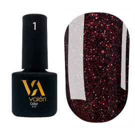 Світловідбиваючий гель - лак Valeri Flash, 6 ml №01