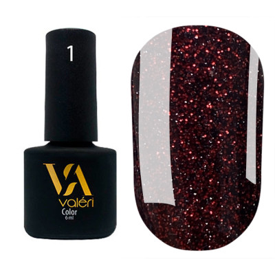 Світловідбиваючий гель - лак Valeri Flash, 6 ml №01