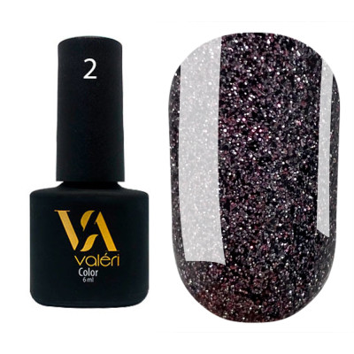 Світловідбиваючий гель - лак Valeri Flash, 6 ml №02