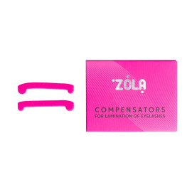 Компенсатори для ламінування вій Zola (рожеві)