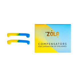 Компенсатори для ламінування вій Zola (жовто-блакитні)