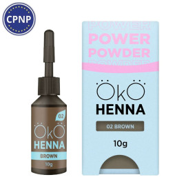Хна для брів OKO Power Powder, 02 Brown, 10 г
