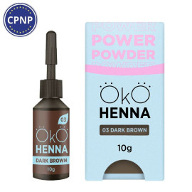 Хна для брів OKO Power Powder, 03 Dark Brown, 10 г