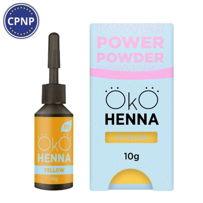Хна для брів OKO Power Powder, 05 Yellow, 10 г