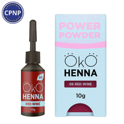 Хна для брів OKO Power Powder, 06 Red Wine, 10 г