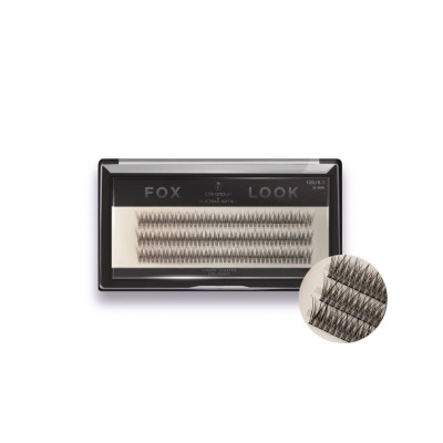 Накладні вії пучкові CTR Fox Look 12D, C 0.10 - 11 mm
