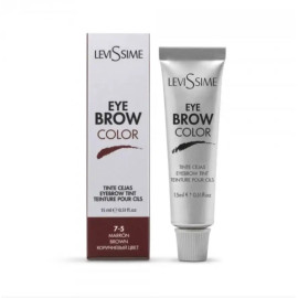 Фарба для брів LeviSsime Eye Brow Color №7-5 Коричнева, 15 мл (сіра упаковка)