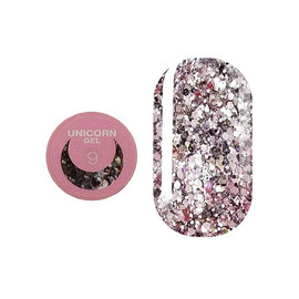Блискітки для нігтів LUNA Unicorn Gel №9, 5ml