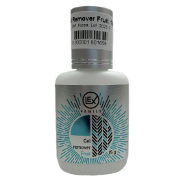 Гель для зняття вій LEX Gel Remover fruit, 15 г