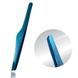 Pęseta do brwi OKO Blue Magic Premium, skośna