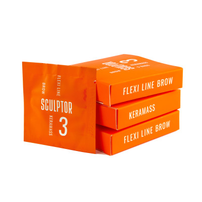 Kompozycja do laminowania Sculptor Lash Flexi line brow keramassa nr 3, 1,5 ml
