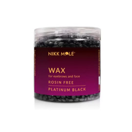 Віск в гранулах для брів і обличчя Nikk Mole Platinum Black, 100 г