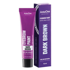 Фарба для брів з алое віра AntuOne Dark Brown, 15 мл